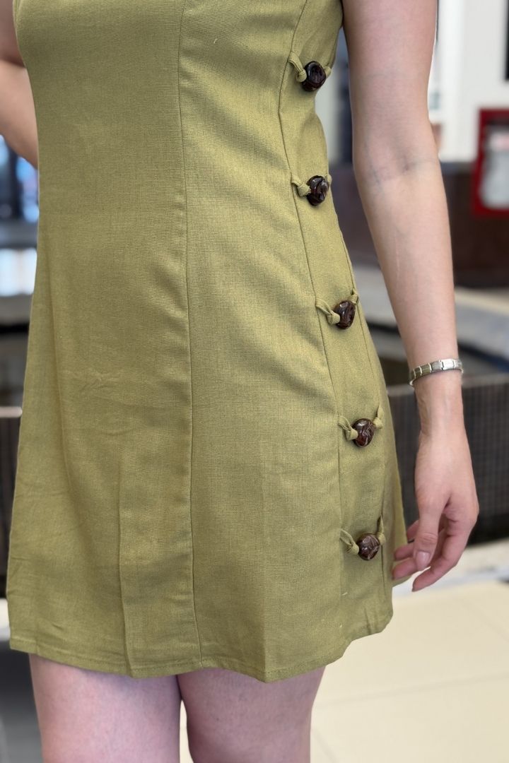 Vestido Shift de Lino