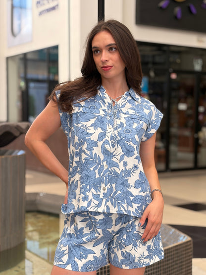 Set Botanical Blue Marina