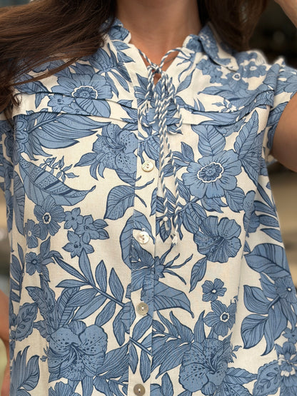 Set Botanical Blue Marina