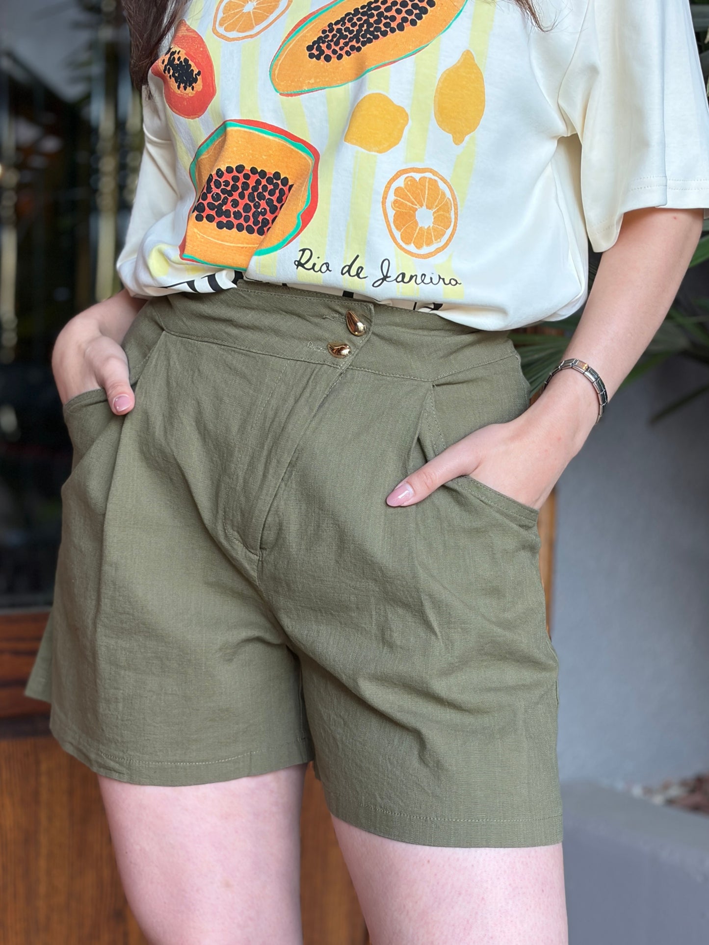Shorts de Lino