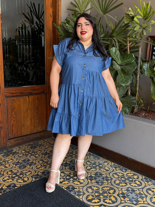 Vestido Casual de Mezclilla Ligera