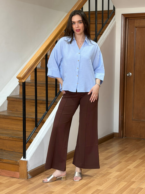 Camisa Oversized a Rayas