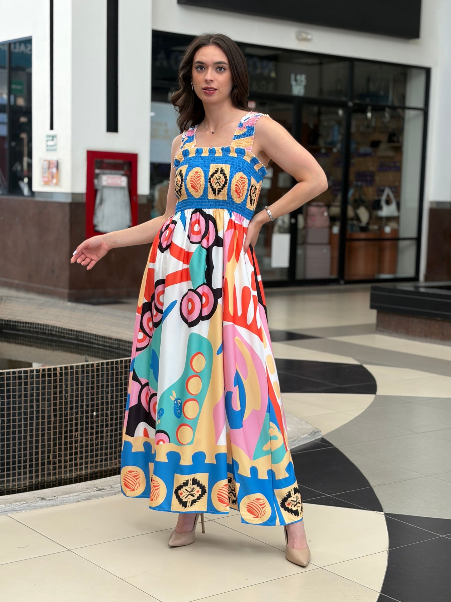 Vestido Maxi Multicolor