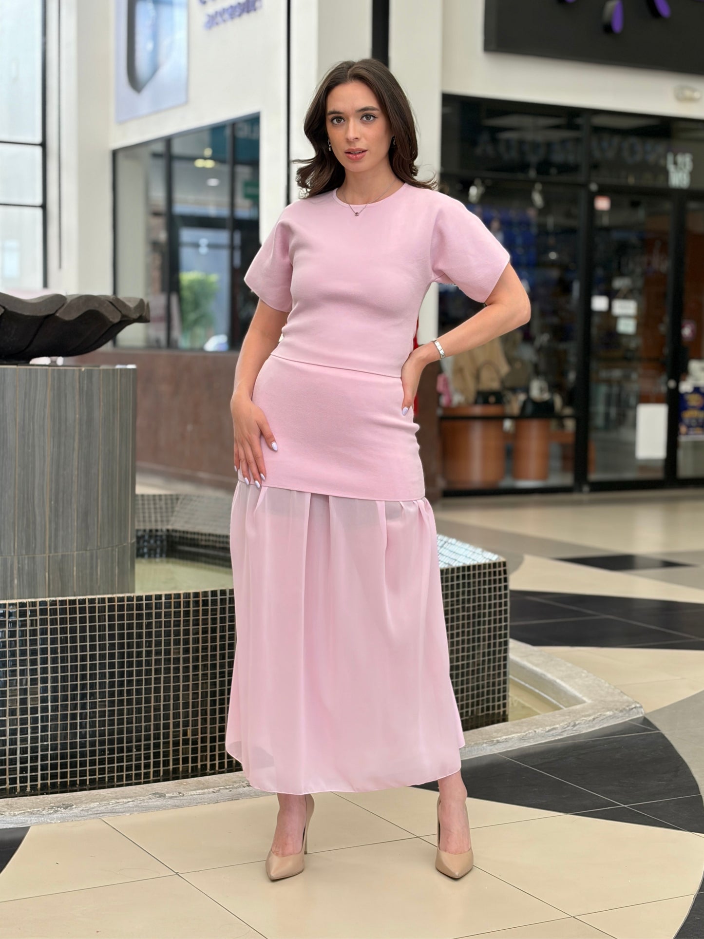 Set Maxi Falda Sirena y Top