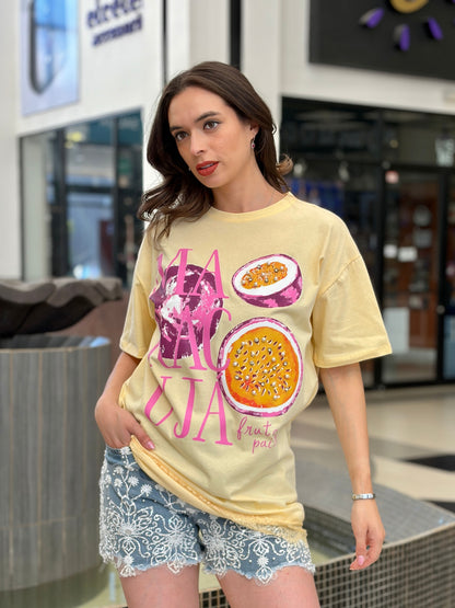 Playera Maracuyá Oversize