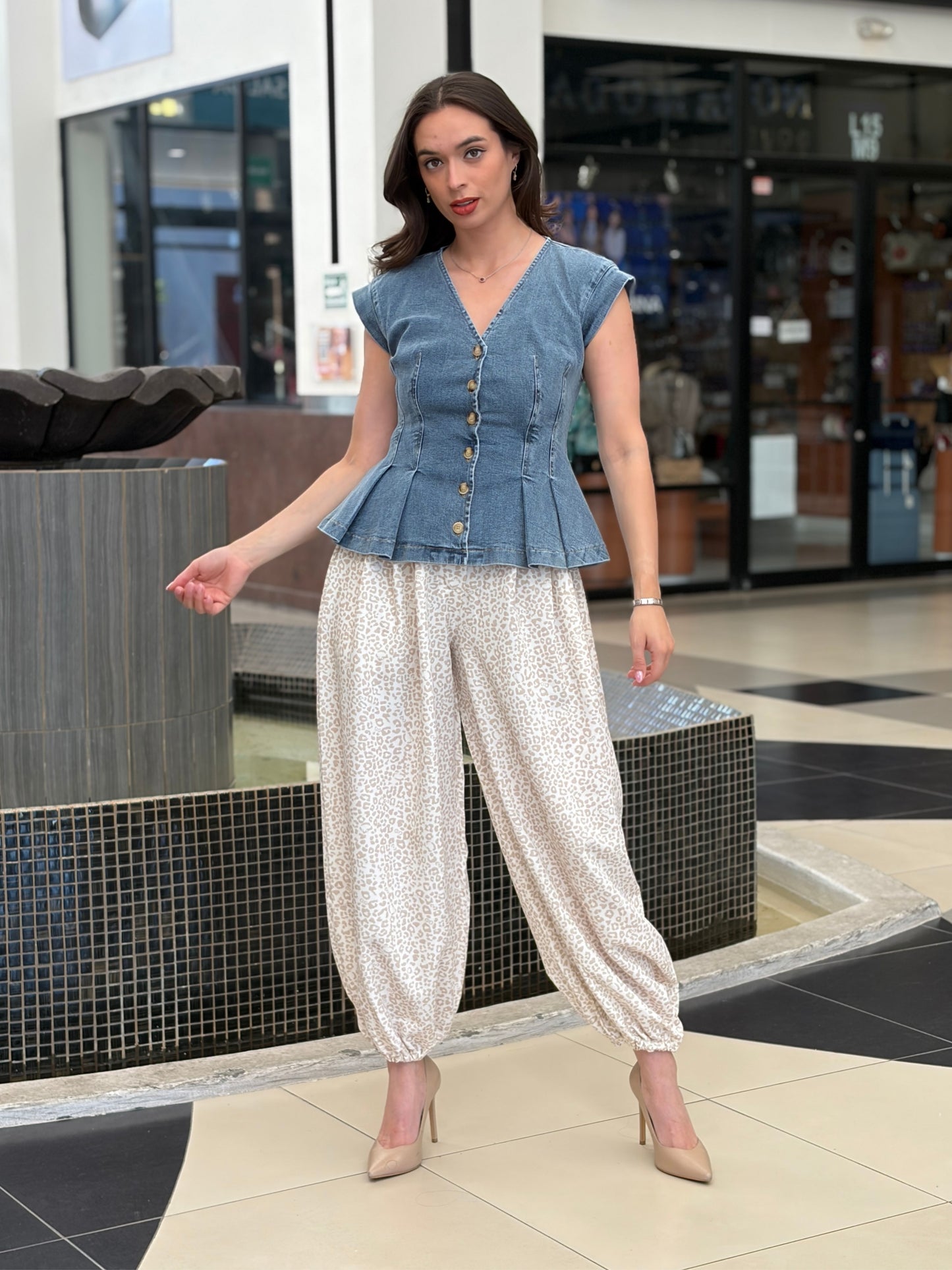 Pantalón Jogger Safari Chic