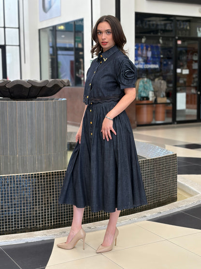 Conjunto Dark Denim Rose