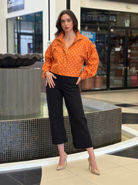 Chaqueta Corta Retro Polka Dot Jacket
