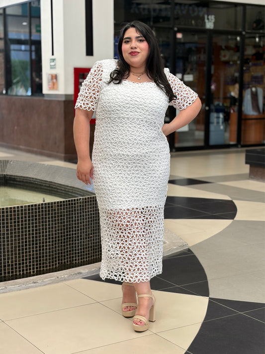 Vestido Ivory Crochet
