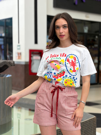 Playera Graphic Tee "La Dolce Vita"