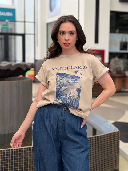 Pantalón Denim Wide-Leg