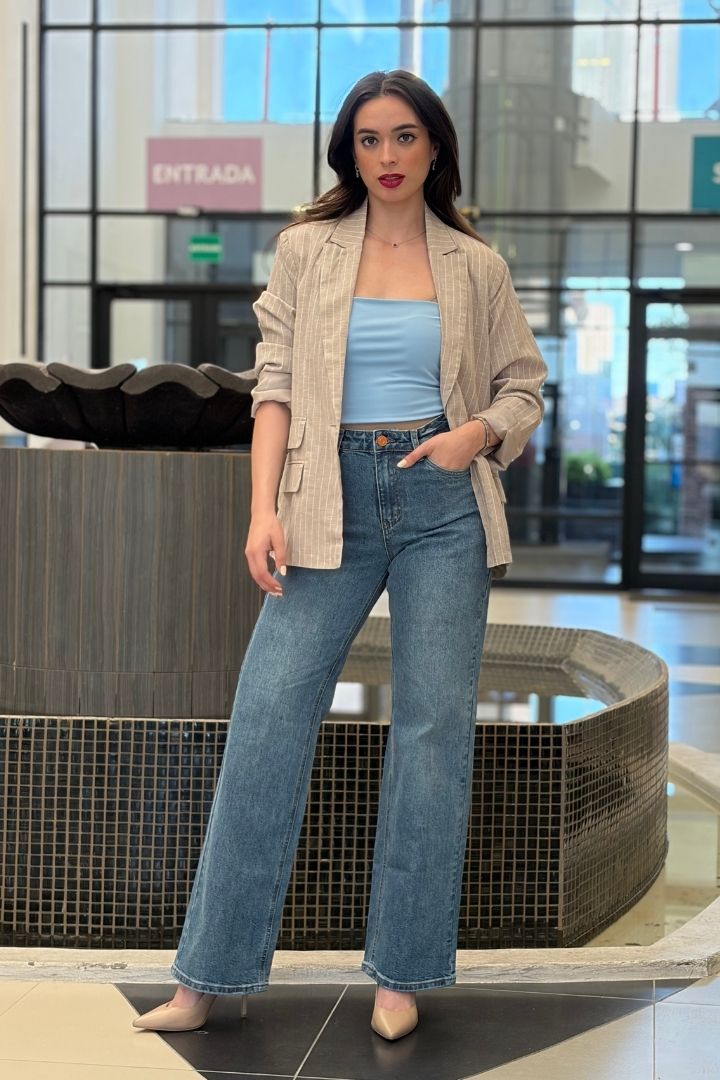 Blazer Sastrero en Milrayas Celeste