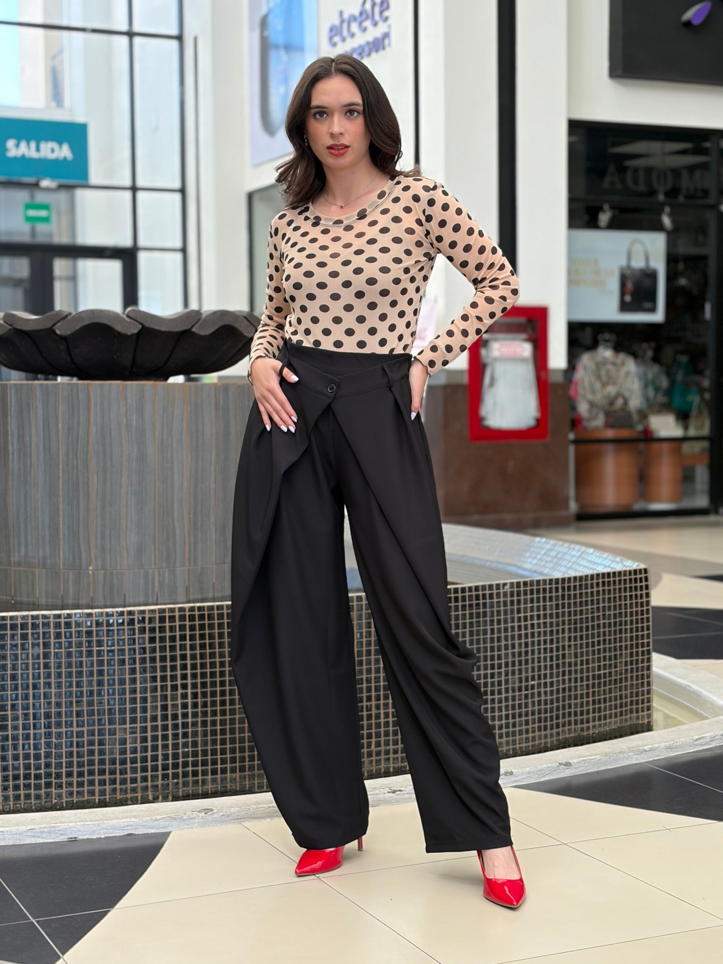 Pantalón Sastrero "Wrap-Front