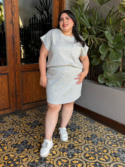 Set de Falda y Top con brillos