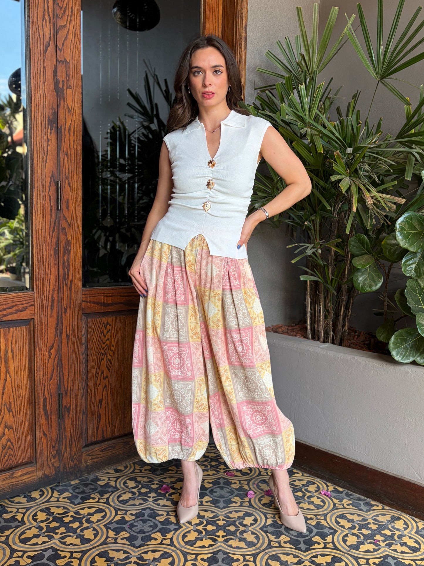 Pantalón Harem Bandana Tiles