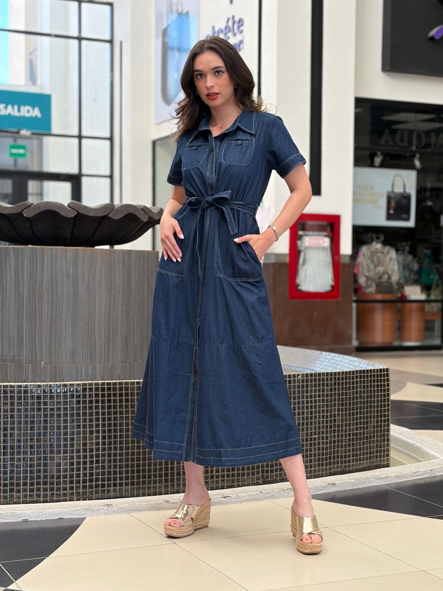 Vestido Denim Clásico