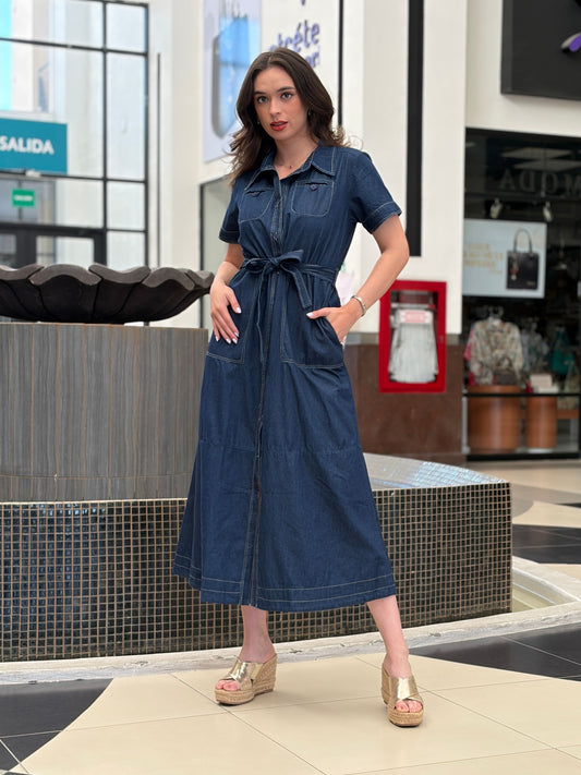 Vestido Denim Clásico