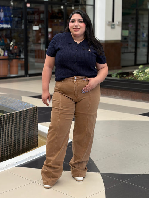 Pantalón Flare de Tiro Alto