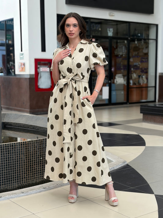 Maxi Vestido de Lunares