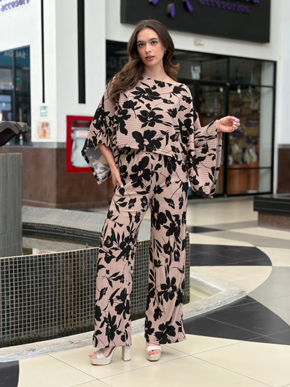 Conjunto de Dos Piezas Plisado