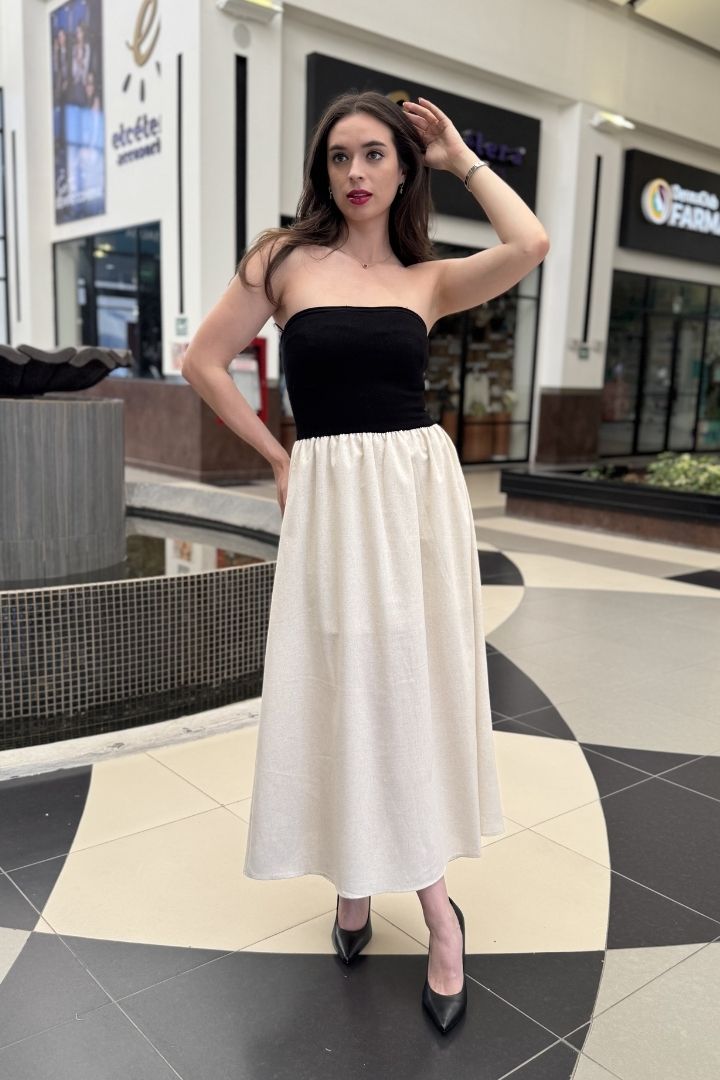 Vestido Bicolor